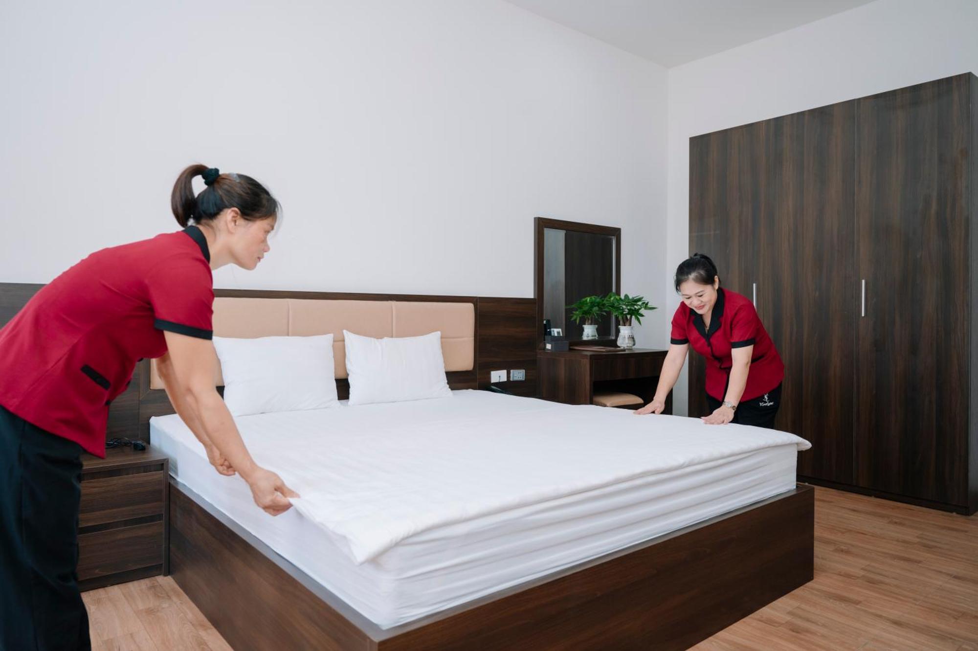 Hotel Khach San Det Nam Dinh Exteriér fotografie